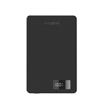 Gembird Gembird PB10-WPC15M-LCD-01 Power Bank 10000mAh, 20W USB-C, 15W brezžično, črna