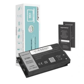 movano Movano J7HTX baterija za tablico Dell Latitude 12 Rugged 7202 7212 7220 - 3600 mAh (27 Wh)