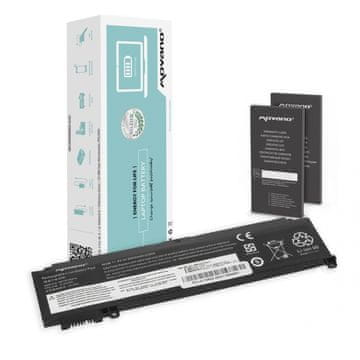 movano Movano baterija za Lenovo ThinkPad T460s T470s - sprednja - 2000 mAh