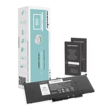 movano Movano MYJ96 baterija za prenosnik Dell Latitude 7290, 7390, 7490 - 5800 mAh
