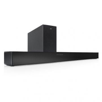 slomart JVC TH-E434B 2.1 soundbar z brezžičnim subwooferjem, črn