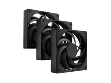 slomart Fury Sai S12 PWM računalniški ventilatorji 3x 120mm PWM, črni