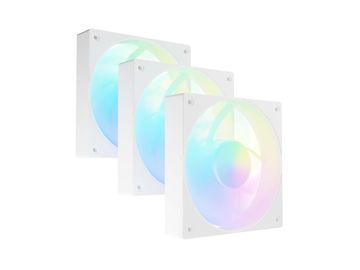 slomart Fury Sai S12 ARGB PWM komplet 3 ventilatorjev 120mm, bel