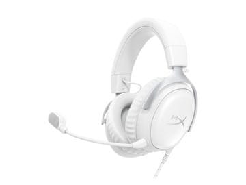 HyperX HyperX Cloud III Gaming Headset bela, USB-C