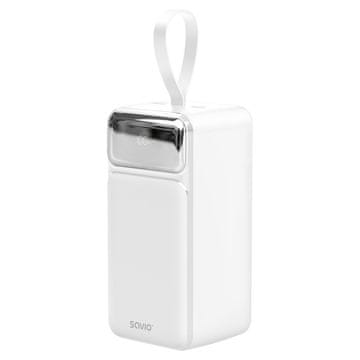 SAVIO Savio BA-15 Powerbank 50000 mAh, bela