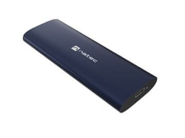 slomart Natec RHINO M.2 NVME LITE zunanja SSD enklava USB-C 3.2, jekleno modra