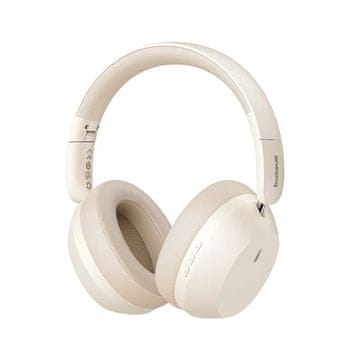 BASEUS Baseus BASS 35 MAX Slušalke na ušesa, Bluetooth 5.3, bež
