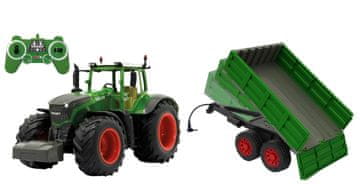 slomart Jamara Fendt 1050 RC traktor s prikolico 1:16