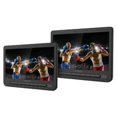 SENCOR Sencor SPV 7105 DUAL Prenosni DVD predvajalnik, 2x 7" zaslon, polnljiva baterija