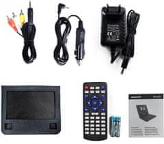 SENCOR Sencor SPV 2075 prenosni DVD predvajalnik, 7-palčni LCD, USB/SD