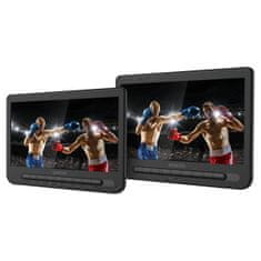 SENCOR Sencor SPV 7105 DUAL Prenosni DVD predvajalnik, 2x 7" zaslon, polnljiva baterija