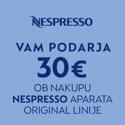 Nespresso podarja 30 € za nakup kave!