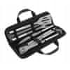 Grill Tools pribor za žar 9 kosov, srebrn