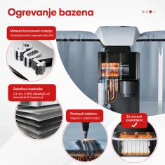 IFS Masažni bazen Quadratix 4P | Black Rattan | 154 cm | 2400 W | IFS Tech