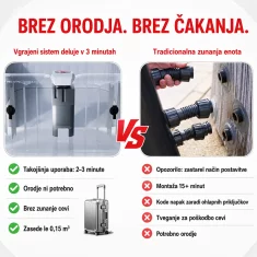 IFS Masažni bazen Quadratix 4P | Black Rattan | 154 cm | 2400 W | IFS Tech
