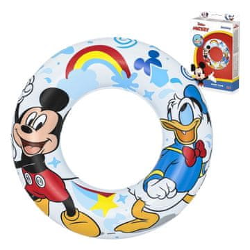 Northix Mickey in Donald plavalni obroč sre. 56 cm Bestway 91004
