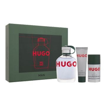 Hugo Boss Hugo Man darilni set toaletna voda 125 ml + gel za prhanje 50 ml + deodorant v stiku 75 ml za moške