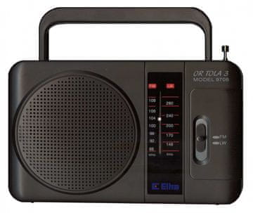 Eltra Eltra TOLA radio, črn