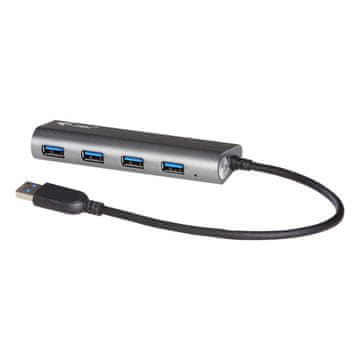 slomart i-tec USB 3.0 Metal HUB Charging 4-portni z napajalnikom