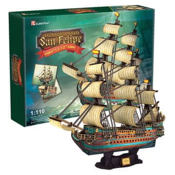 CubicFun Cubic Fun 3D sestavljanka San Felipe, 220 kosov