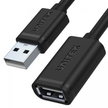 Unitek Unitek Y-C447GBK USB 2.0 podaljšek 0.5m, črn