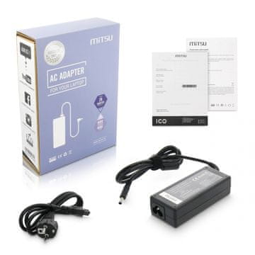 mitsu Mitsu 65W napajalnik za prenosnik 19.5V 3.34A (4.5x3.0mm), Dell