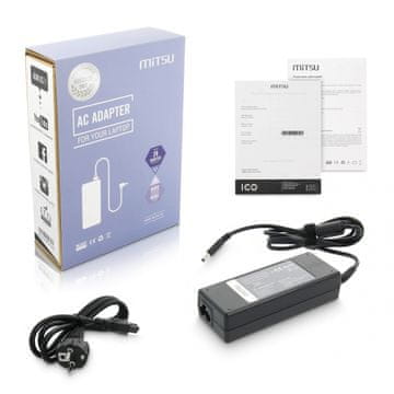 mitsu Mitsu napajalnik za prenosnik Dell 90W, 19.5V, 4.62A (4.5x3.0mm)