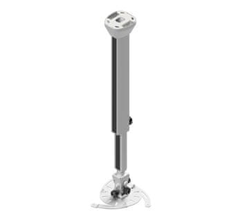 slomart Edbak PMV200W stropni nosilec za projektor, nastavljiv 65-100 cm, bel