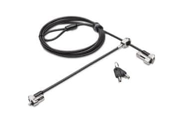 Kensington Kensington NanoSaver Dual ključavnica za prenosnik, jekleni kabel