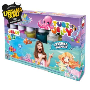 Tuban TUBAN Tubi Jelly komplet 6 barv - Morska deklica