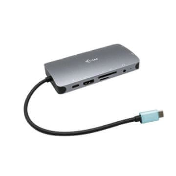 I-TEC i-tec USB-C Metal Nano Docking Station, HDMI, VGA, LAN, PD 100W