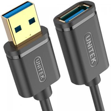 Unitek UNITEK Y-C457GBK USB 3.0 podaljšek 1m, črn