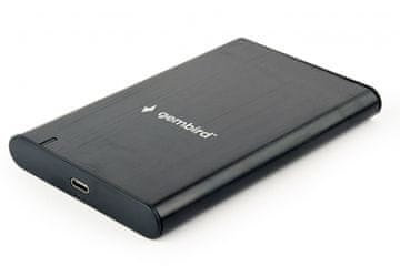 Gembird Gembird zunanja enota za 2.5" SATA pogone, USB 3.1, črna
