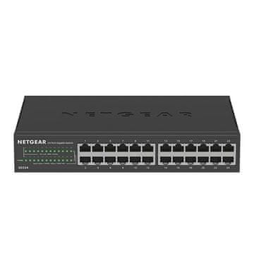 Netgear NETGEAR GS324 omrežni stikalo, 24x Gigabit Ethernet, črno