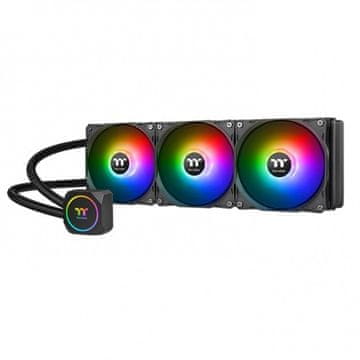 Thermaltake Thermaltake TH360 ARGB vodno hlajenje za CPU, 360mm radiator, 3x120mm ARGB ventilatorji