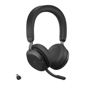 Jabra Jabra Evolve2 75 MS Teams naglavne slušalke, USB-C, stojalo