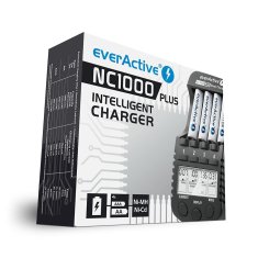 everActive everActive NC-1000 PLUS procesorski polnilnik za AA/AAA baterije