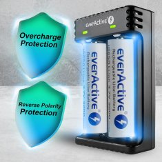 everActive everActive LC-200 polnilnik za cilindrične Li-Ion baterije
