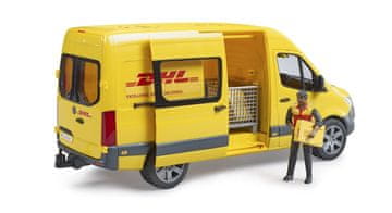 Bruder Bruder 02671 kombi MB Sprinter DHL z voznikom in dodatki, 1:16