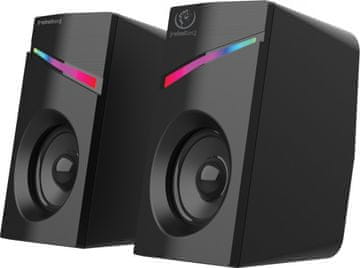 slomart Rebeltec POP 2.0 stereo zvočniki, 6W, črna
