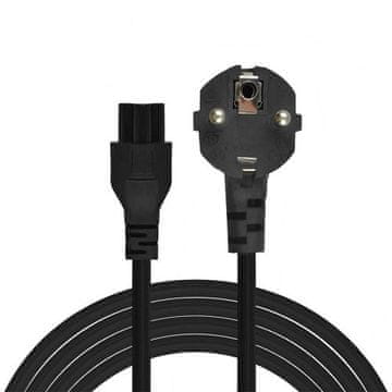 SAVIO Savio CL-158 napajalni kabel "deteljica" (IEC C5), 3m