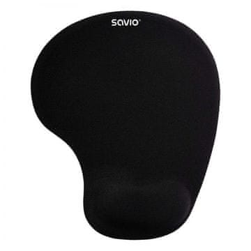 SAVIO Savio MP-01B gel podloga za miško 190x230mm, črna