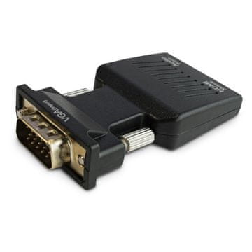 SAVIO Savio CL-145 pretvornik VGA v HDMI z avdio, Full HD
