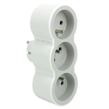 LEGRAND Legrand 049433 razdelilnik 3x Schuko vtičnice, bela