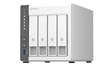 Qnap QNAP TS-433 NAS strežnik, 4-bay, ARM Cortex-A55 2.0 GHz, 4GB RAM