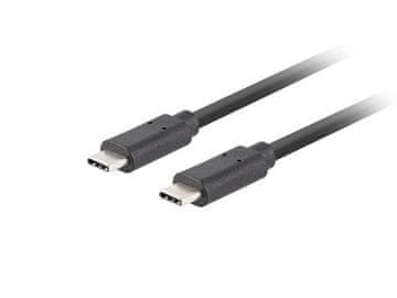 slomart Lanberg USB-C M/M 3.2 Gen 2 1.8M PD100W kabel, črn