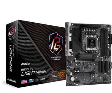 ASRock ASRock B650 PG Lightning matična plošča AM5 ATX, 4x DDR5, HDMI, M.2