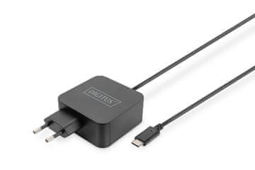 Digitus Digitus DA-10133 omrežni polnilnik 65W USB-C PD 3.0, črn