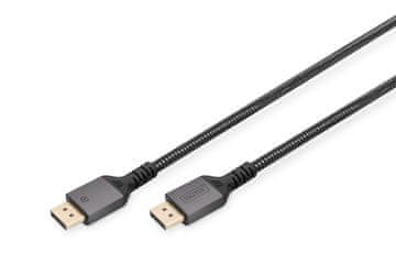 Digitus Digitus DA-70840 DisplayPort 1.4 kabel, 1m, črn