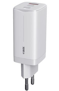 iBOX iBox ILUC65 GaN 65W USB-C omrežni polnilnik, bela